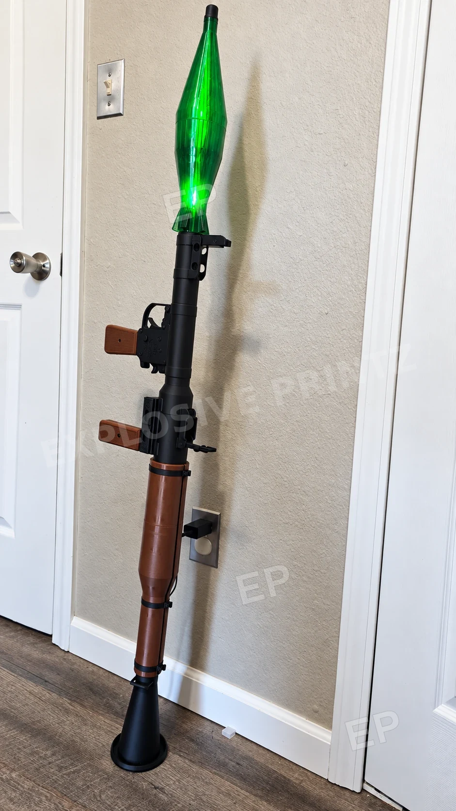 Angled full view of The Nightstrike in room lighting