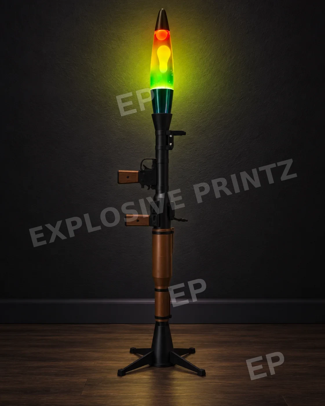 Green and yellow lava lamp colorway