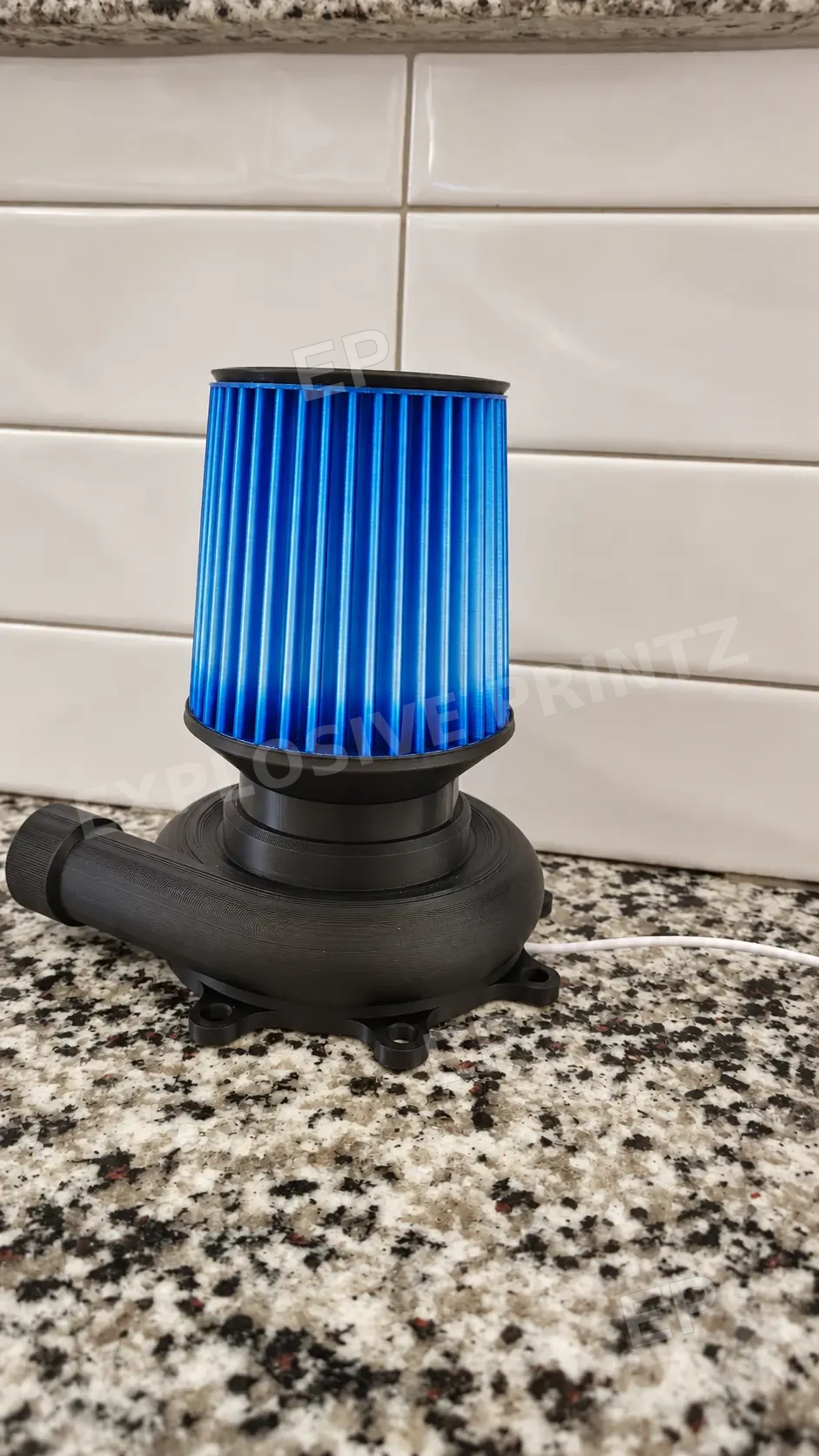 Light off, opposite side